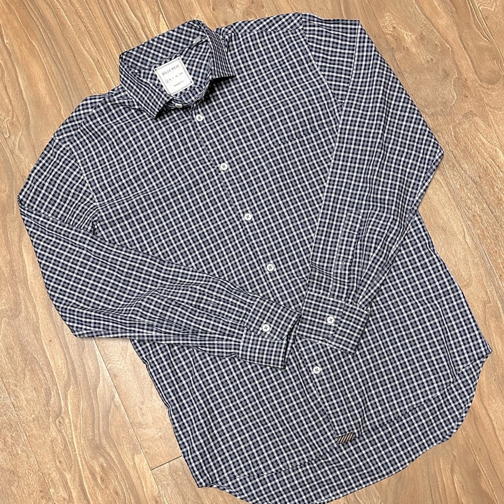 **Billy Reid** Standard Cut Button Down Size Small - image 2
